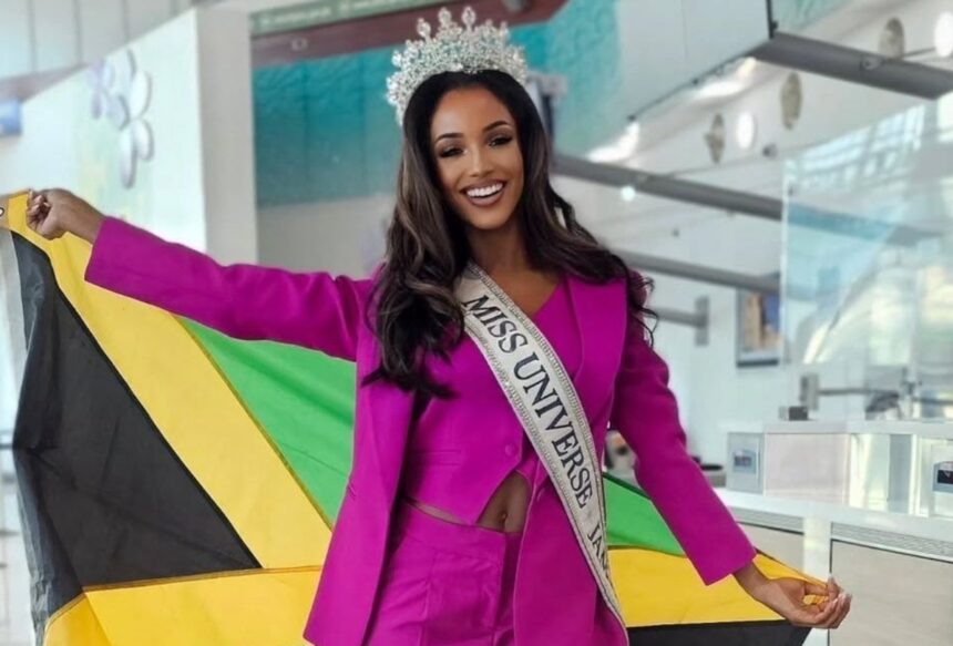Miss Jamaica internada tras caerse en el Miss Universo