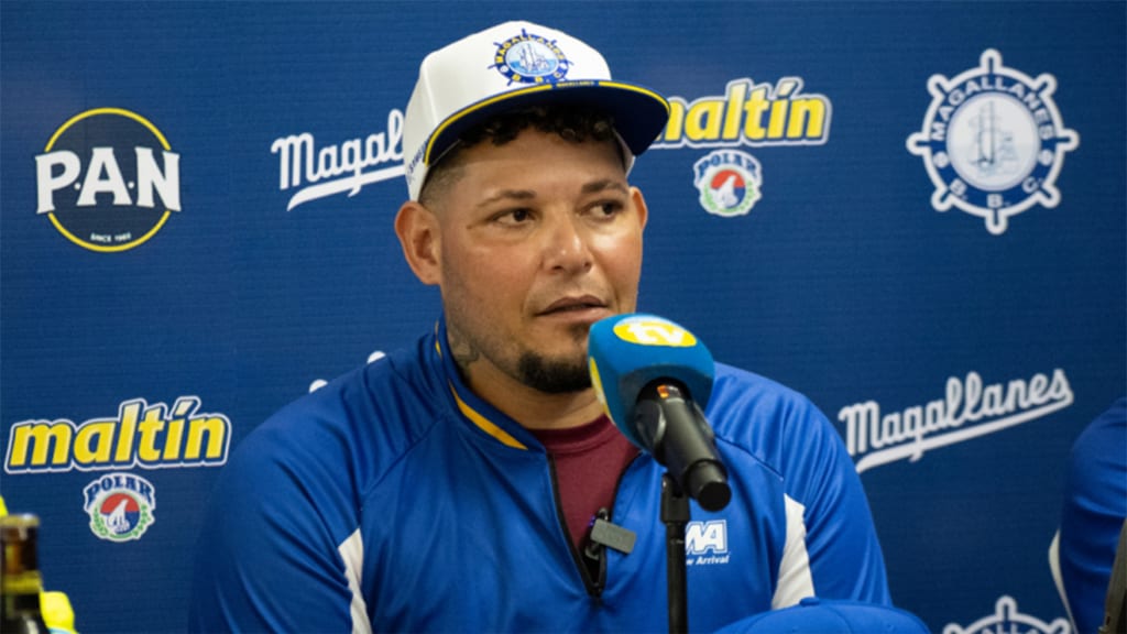 Yadier Molina el nuevo manager de Magallanes