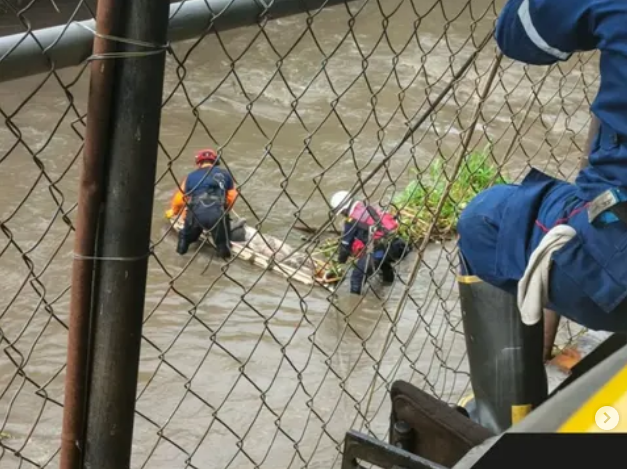 Sin identificar cadáver hallado flotando en río San Pedro