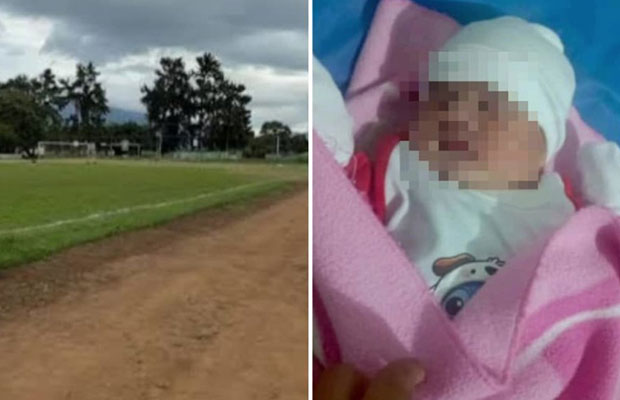 Detienen a mujer que abandonó a recién nacida en campo de fútbol