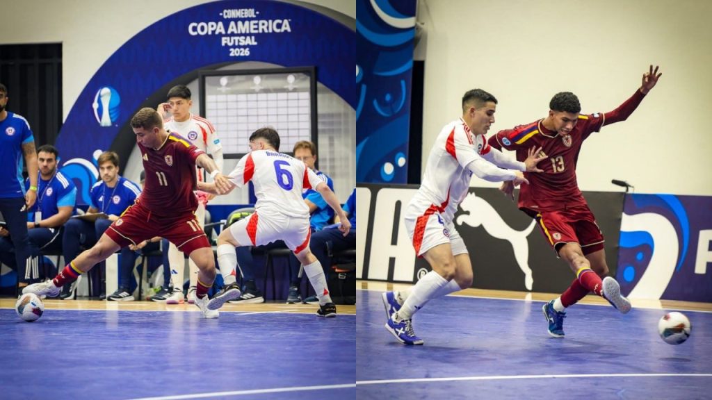 Vinotinto de futsal venció a Chile en la Copa América