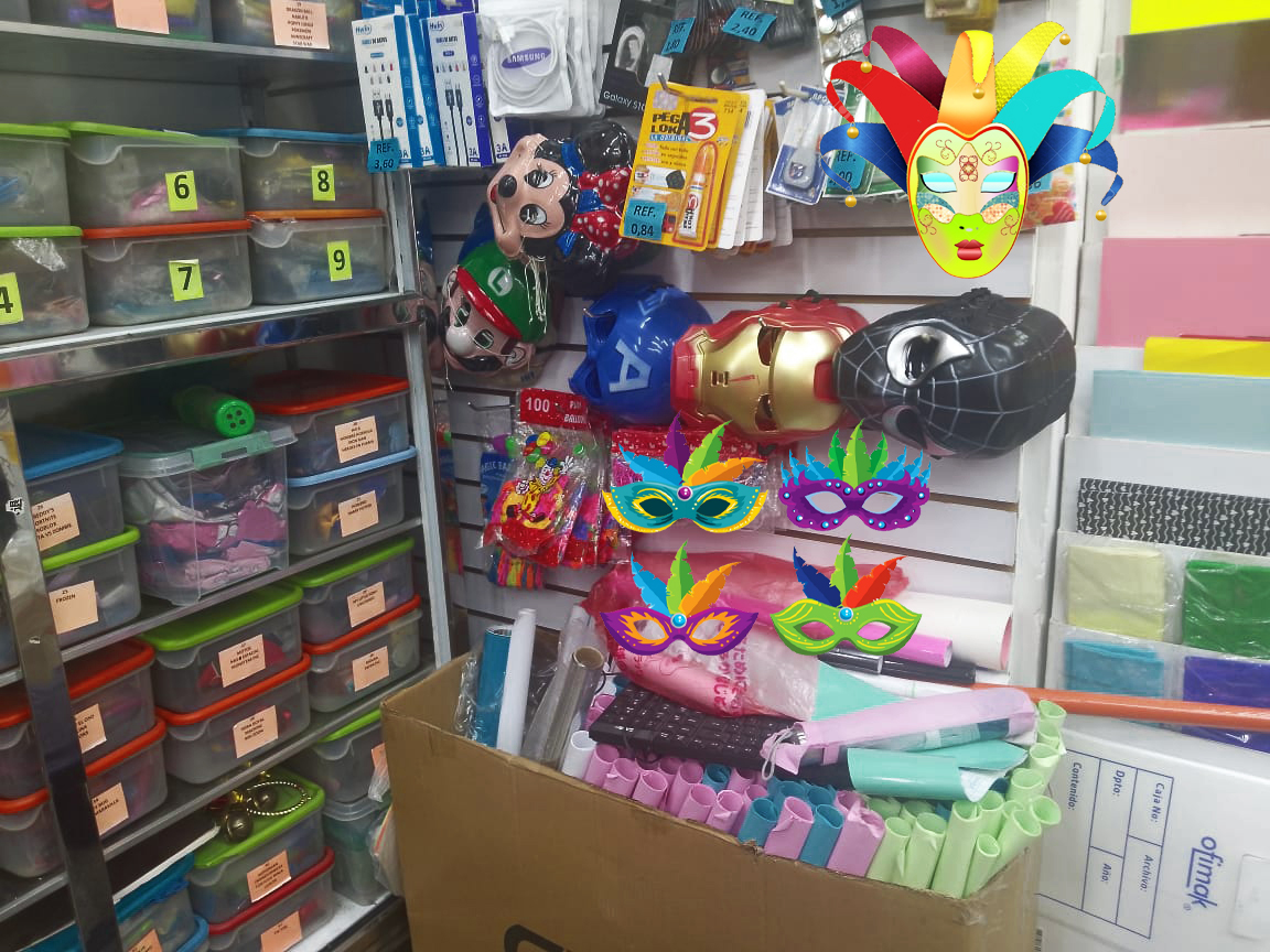Comerciantes ya promocionan las máscaras de carnaval