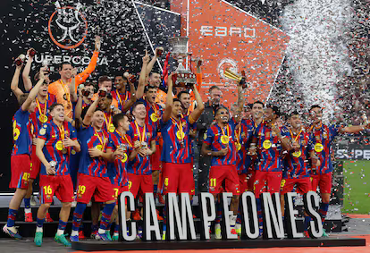 El Barcelona se proclama campeón de la Supercopa