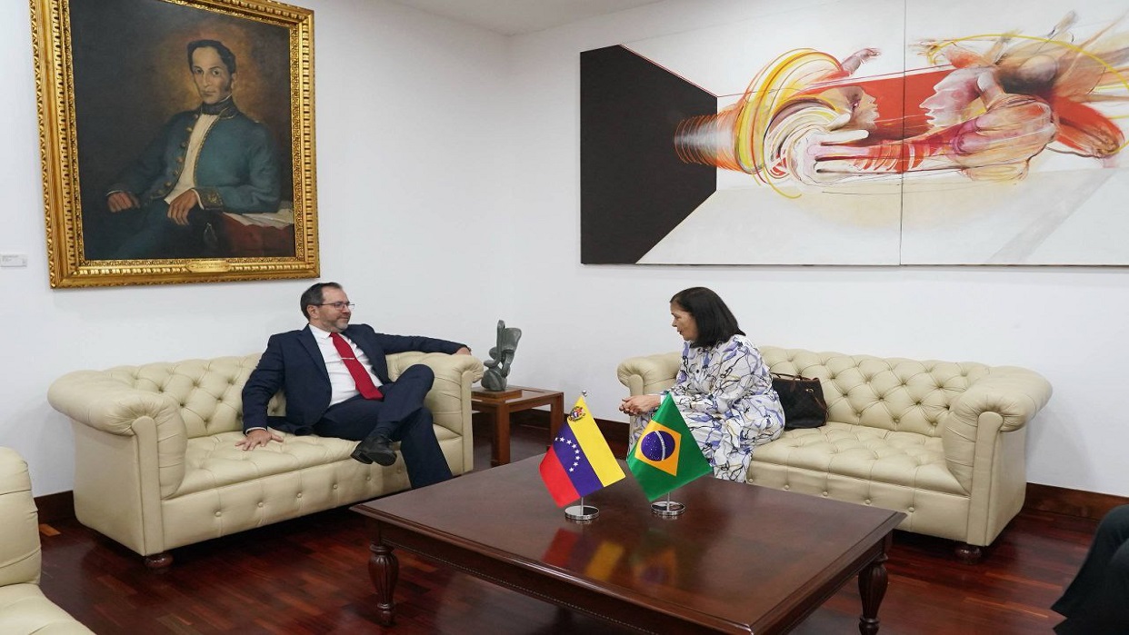 Venezuela agradece respaldo de Brasil frente a agresión militar