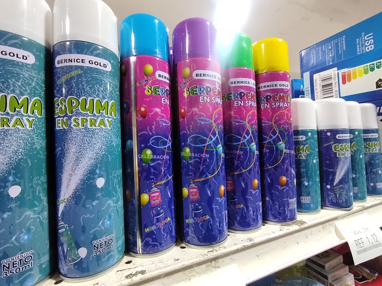 Se activan las ventas de espuma y tanganas para carnavales