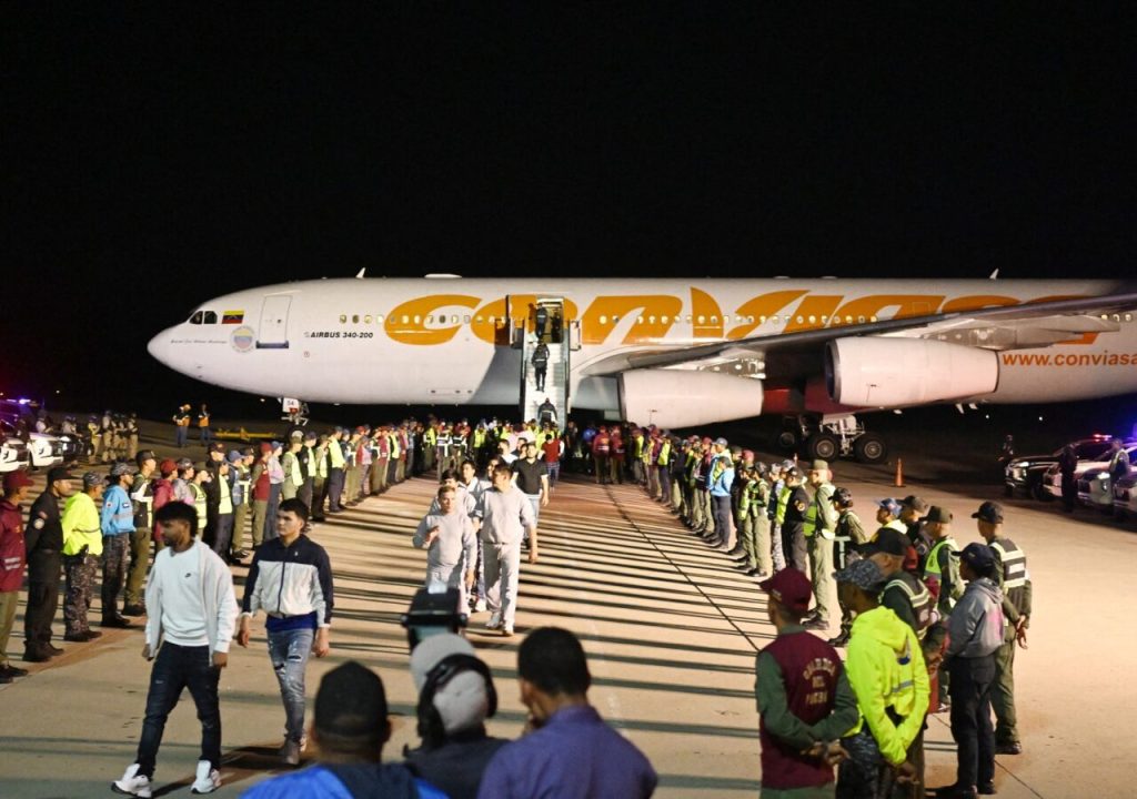 133 migrantes llegaron a Venezuela provenientes de EE.UU