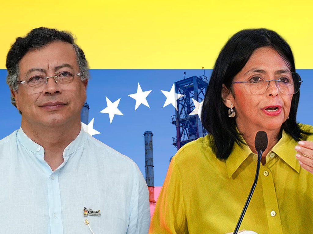 Delcy Rodríguez anuncia encuentro de alto nivel con Gustavo Petro