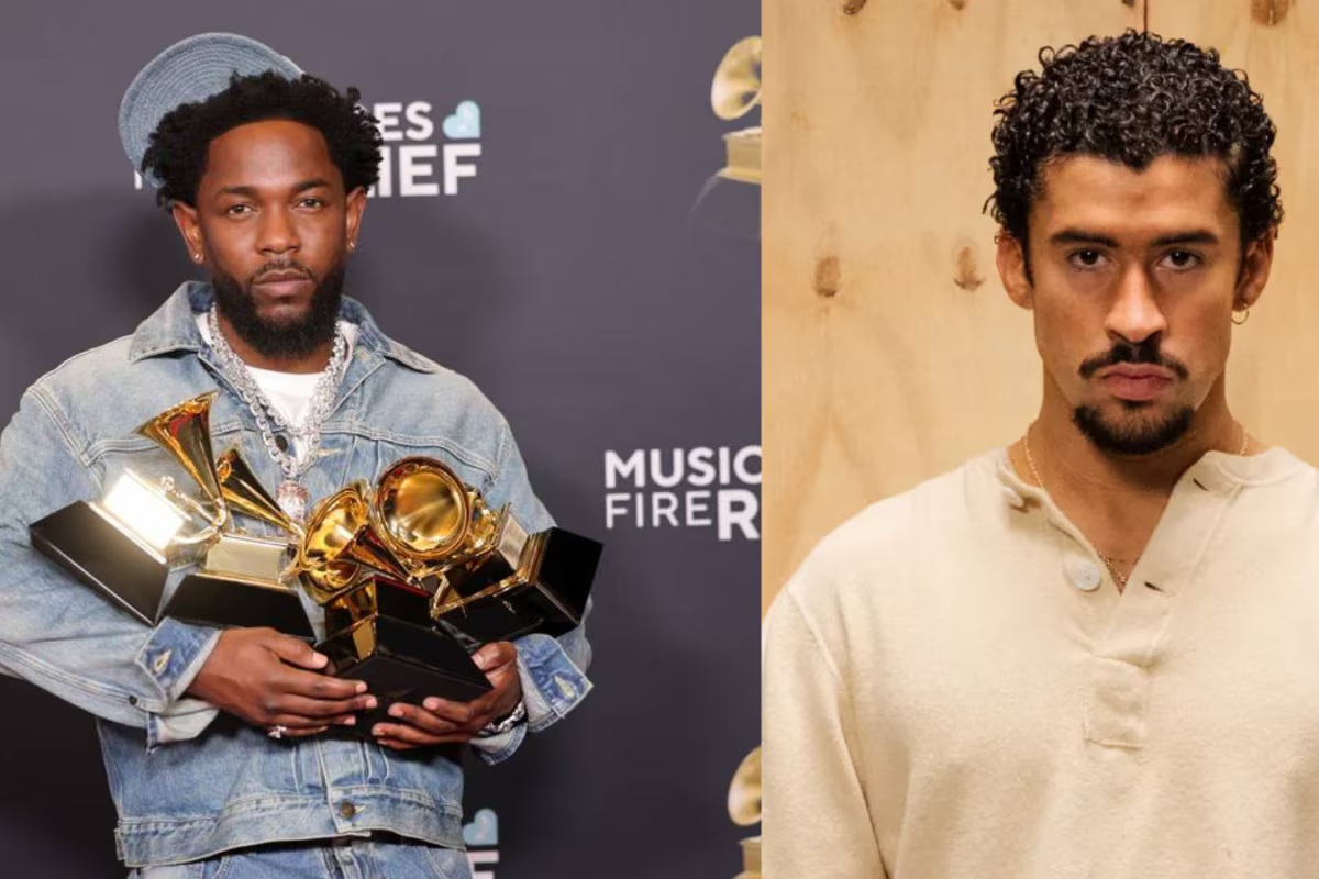 Kendrick Lamar y Bad Bunny buscan hacer historia en los Grammy
