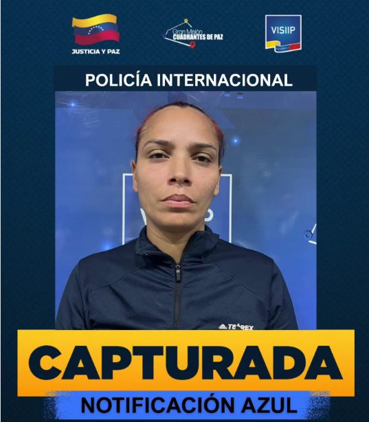 Estaba solicitada por hurto en Colombia