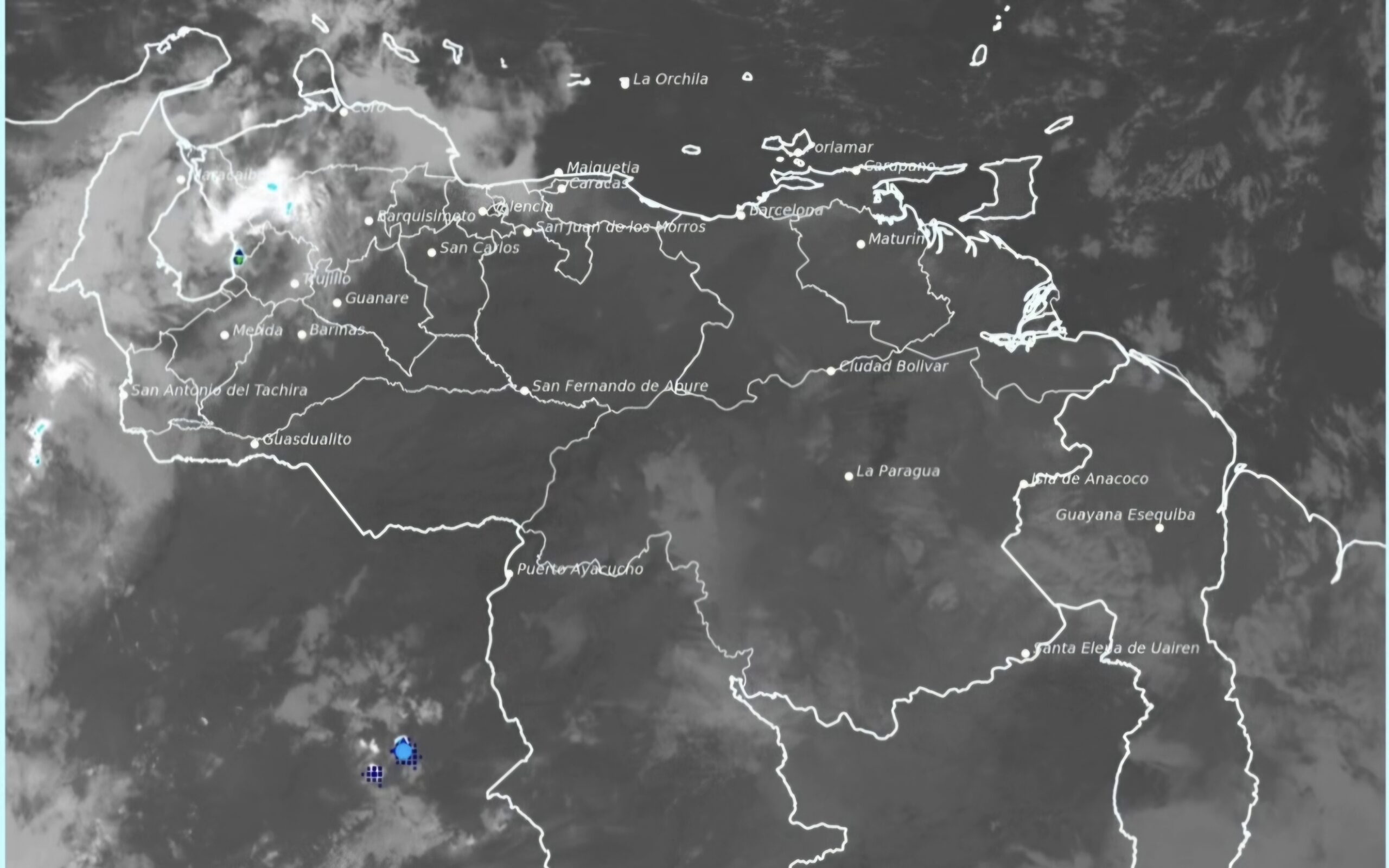 Inameh reporta condiciones meteorológicas variables