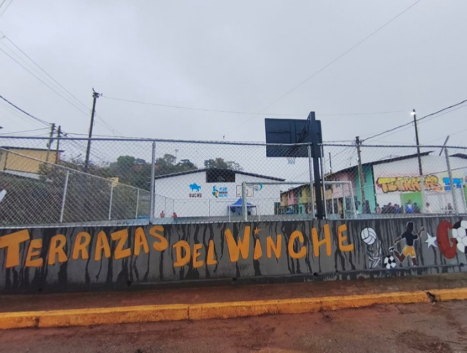 En Las Terrazas estrenan cancha rehabilitada