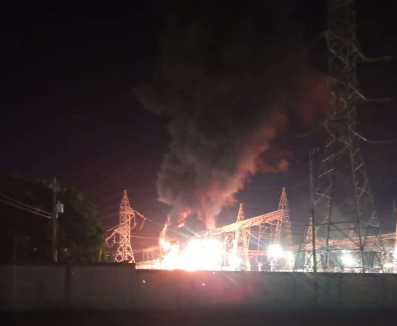 Incendio dejó sin electricidad a los Valles del Tuy