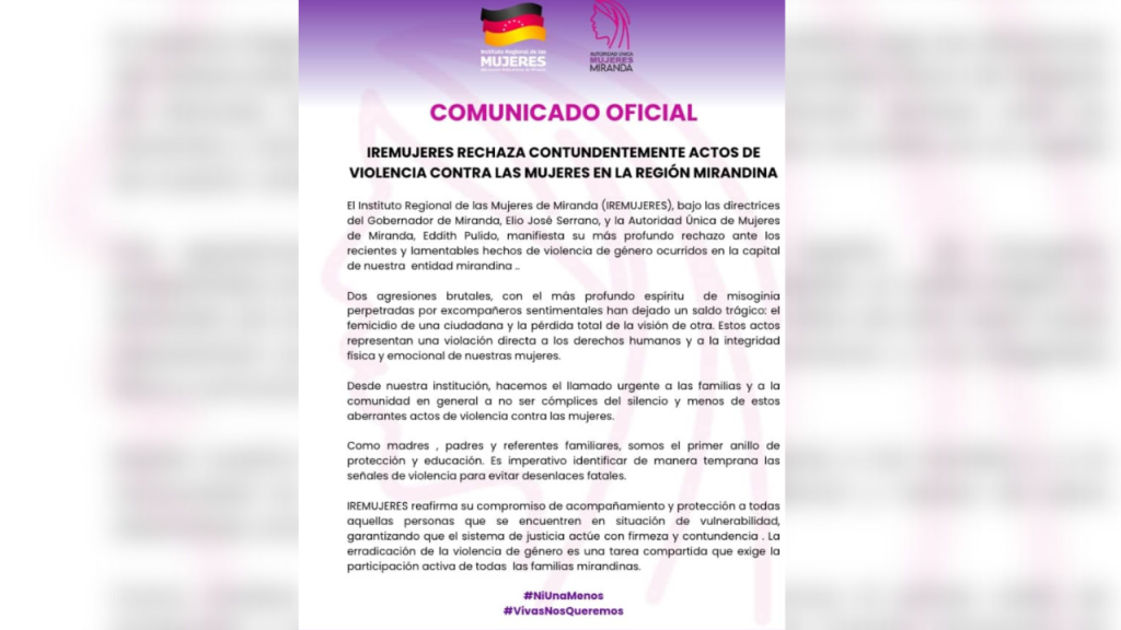 Iremujeres condena femicidio y cruel ataque a una mujer