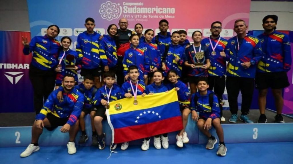 Selección nacional se corona subcampeona en tenis de mesa