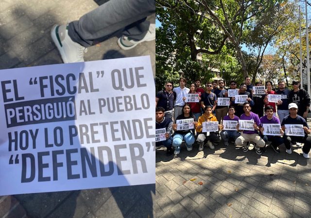 Estudiantes de la UCV exigen renuncia de Tarek William Saab