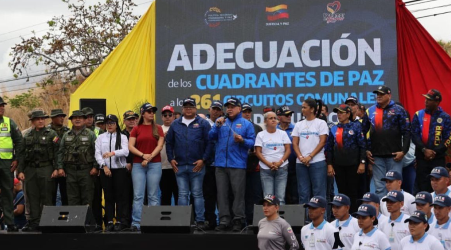 70% del país está cubierto por los Cuadrantes de Paz