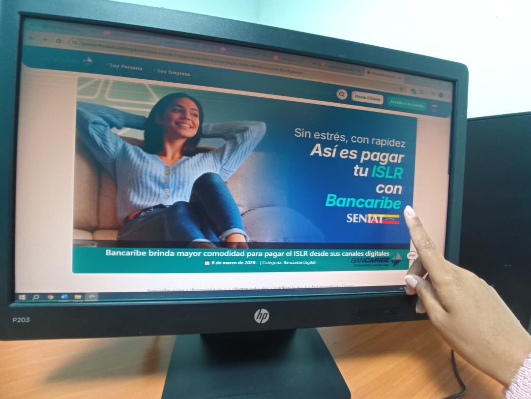 Bancaribe habilita pago de ISLR en plataformas digitales