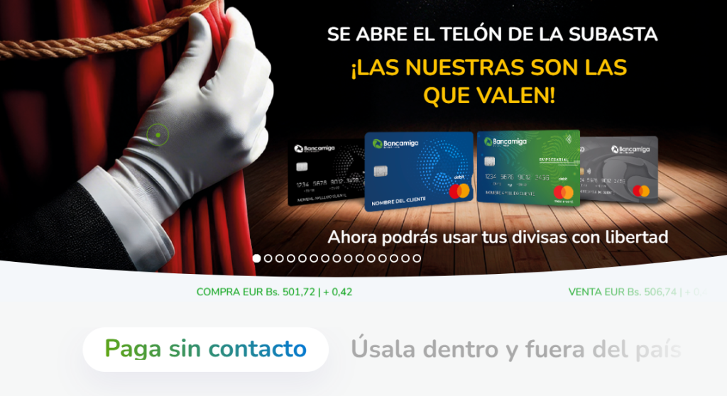 Bancamiga se une a la subasta de divisas