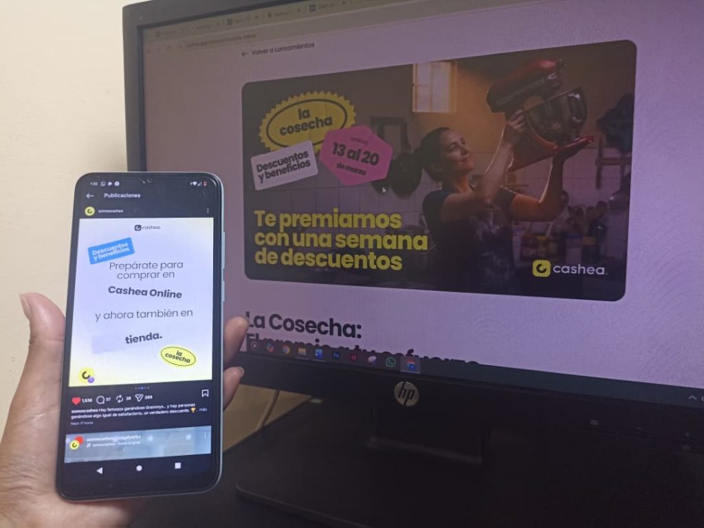 Cashea anuncia cosecha desde el 13 de marzo