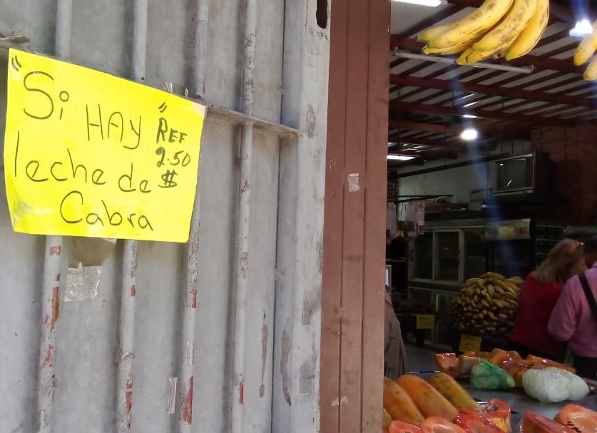 Leche de cabra es una opción económica