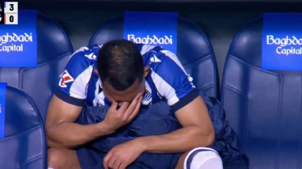 Yangel Herrera se lesionó tras cinco minutos de juego