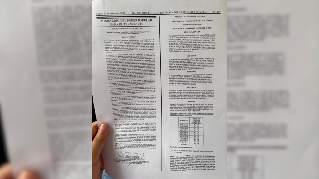 Pasaje en Bs. 100, un nuevo golpe al bolsillo de los usuarios