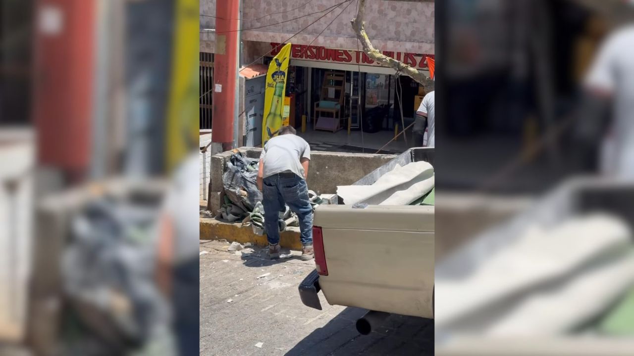 Sancionados por arrojar escombros en vía pública