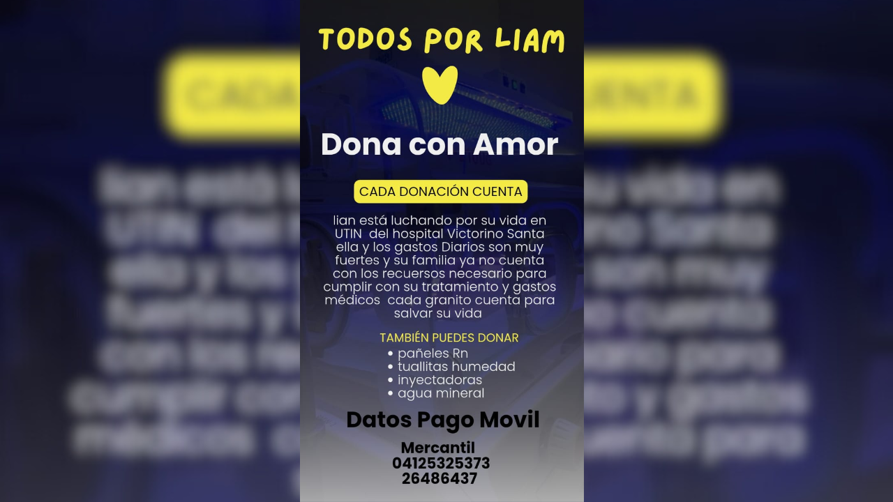 Piden ayuda para recién nacido 