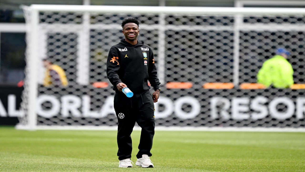 Vinicius Jr. volvió a entrenar con Brasil