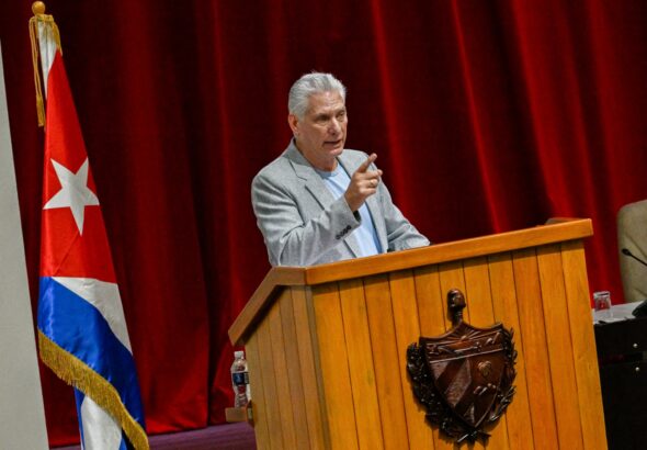 CUBA-GOVERNMENT-CONVOY-AID