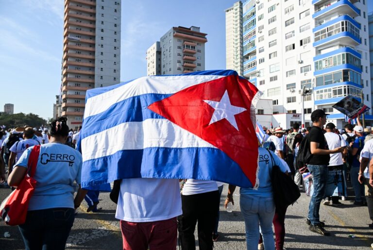 CUBA-POLITICS-SOCIAL-LABOUR-MAY DAY-DEMO