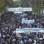Argentinos rechazaron el ajuste de Milei en educación