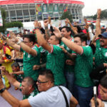 Ambiente mundialista en el estadio Ciudad de México