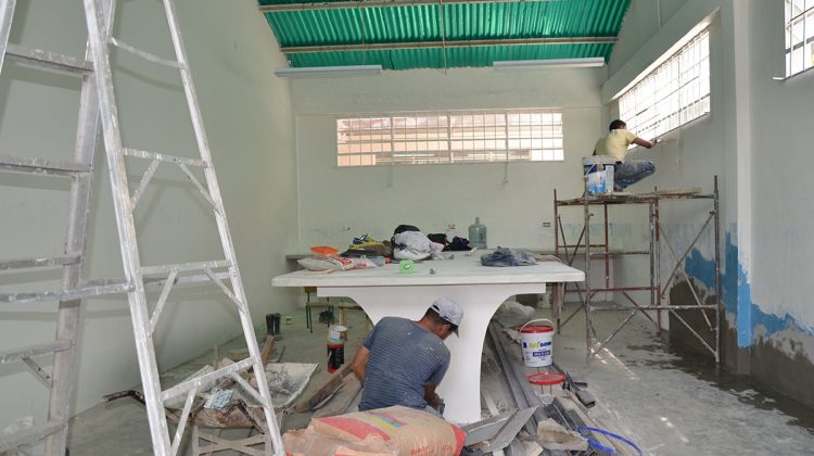 Al concluir trabajos de pintura estará listo el nuevo laboratorio