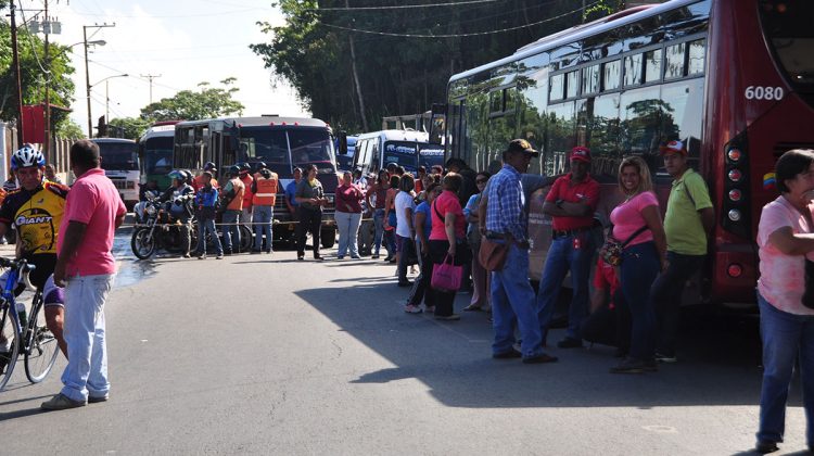 Edgar Jimenez-Protesta Lagunetica falta de transporte