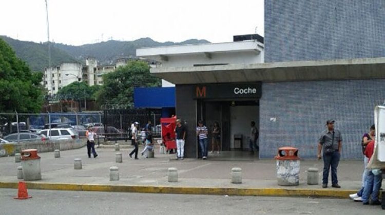 Estacion coche del Metro de Caracas
