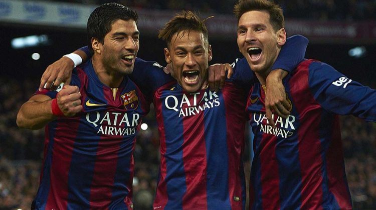 Neymar, Lionel Messi, Luis Suarez,