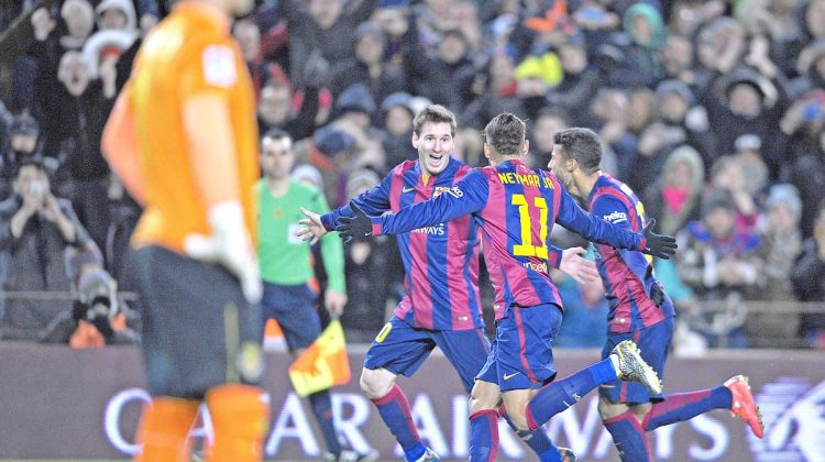 Lionel Messi, Rafinha, Neymar