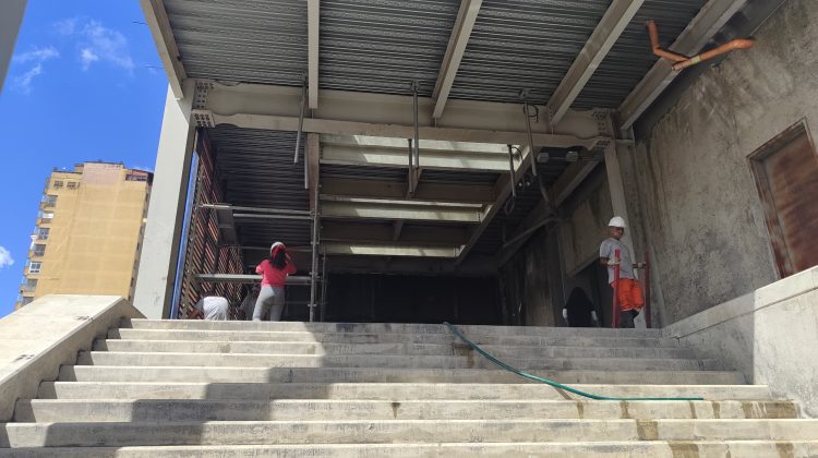 Metro Los Teques construye nuevo acceso a la estación Independencia2