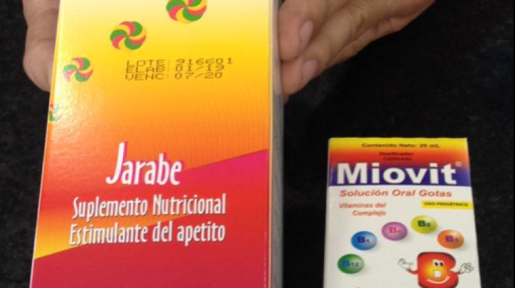 Miovit para recién nacidos tienen un costo de Bs. 27.600 y el Plexamin de Bs. 50.700.