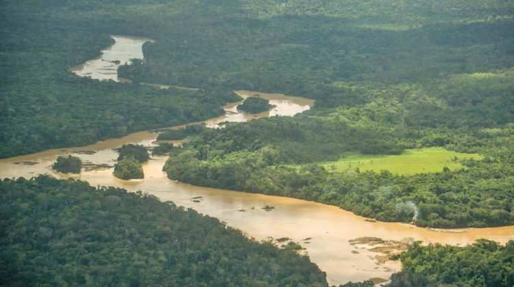 Cuyuní River from the plane between Georgetown and the Eteringbang airstrip.