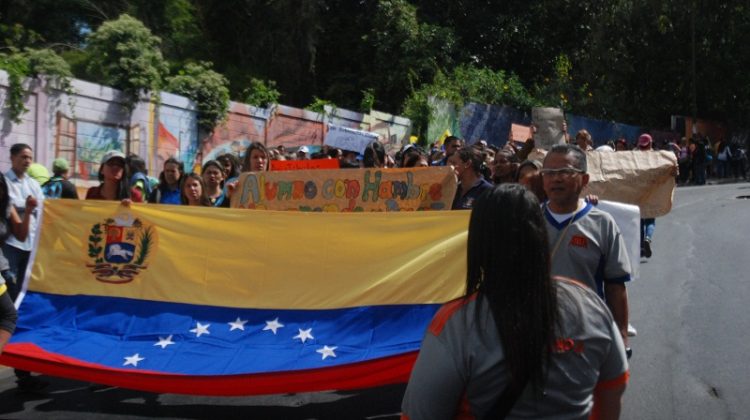 Protesta de docentes