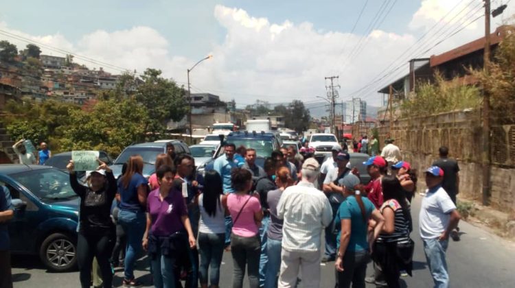 Protesta por agua