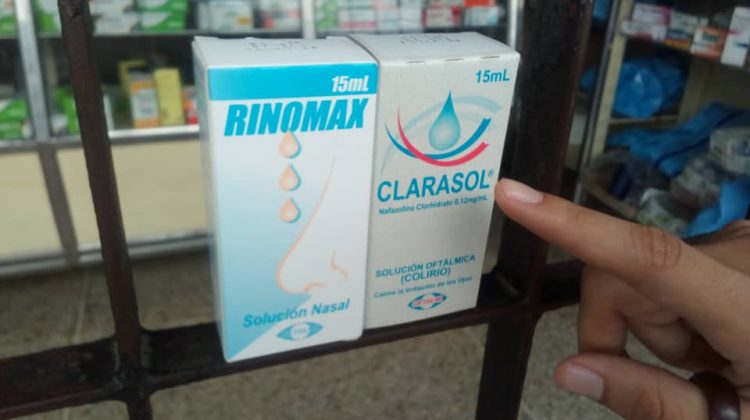 Rinomax puede encontrarse en Bs. 19.500 su presentación de 15 ml.