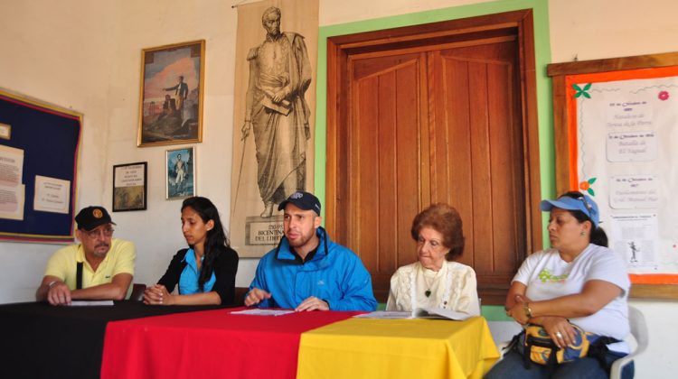 Rueda de prensa Sociedad Bolivariana