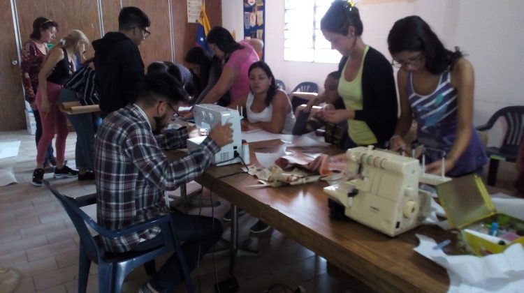 Taller en el rotary,