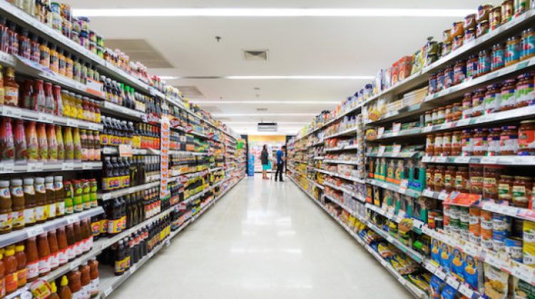 Chiangmai, Thailand - JUNE 3: BigC supermarket interior view on June 3th 2015 in Chiangmai. BigC is a large supermarket chain in Thailand.