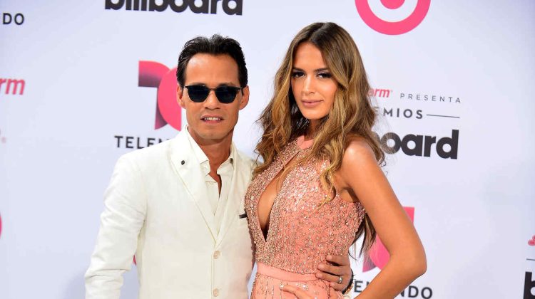 MIAMI, FL - APRIL 30: Marc Anthony and Shannon de Lima arrives at 2015 Billboard Latin Music Awards presented by State Farm on Telemundo at Bank United Center on April 30, 2015 in Miami, Florida. (Photo by Johnny Louis/FilmMagic)