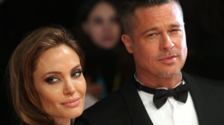 Actors Angelina Jolie and Brad Pitt attending the BAFTA Film Awards on Sunday Feb. 16, 2014, in London.
