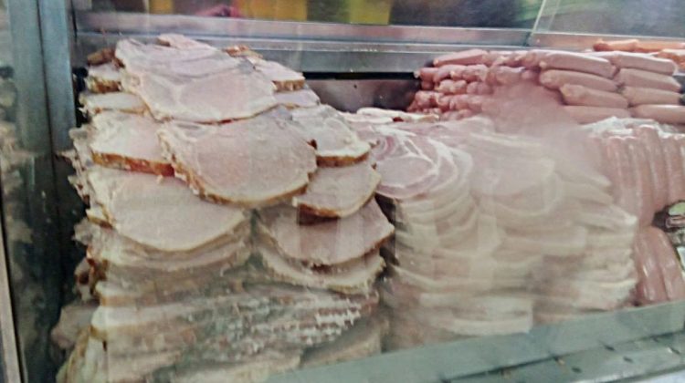 salchichas y chuletas